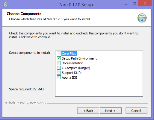 ch02 nim install components